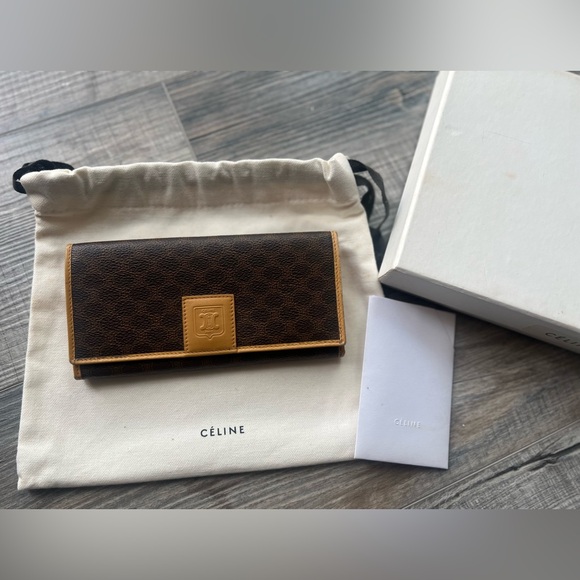 Celine Macadam Printed Continental Wallet - Picture 1 of 14